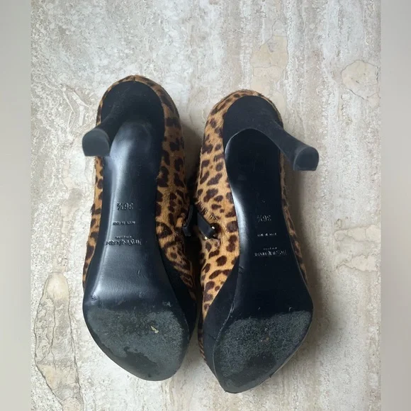 YSL Leopard Print Booties 36.5 - Picture 6 of 12
